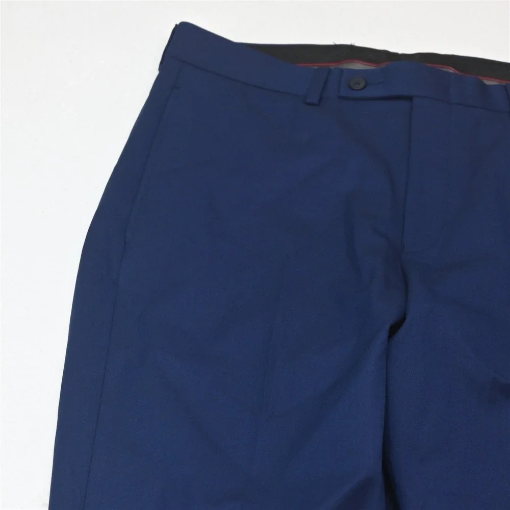 NEW Van Heusen 40L 32x32 Blue Flex Mens Jacket Pants Suit